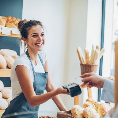 Mit Pay Easy in Bäckereien, Cafés & Schnellrestaurants Kartenzahlung anbieten